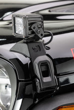Load image into Gallery viewer, Go Rhino 730035T XE Hood Latch Light Mounts for Jeep JL/JT - Fits Single 3x3 LED Cube Light for Select Jeep Gladiator, Jeep Wrangler