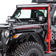 Load image into Gallery viewer, Go Rhino 730066T XE Windshield Cowl Light Mounts for Jeep JL/JT - Fits 6x6 Single Q4 Series for Select Jeep Gladiator, Jeep Wrangler