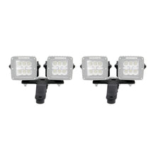 Load image into Gallery viewer, Go Rhino 730230T XE Windshield Cowl Light Mounts for Jeep JL/JT - Fits Dual 3x3 Cubes for Select Jeep Gladiator, Jeep Wrangler