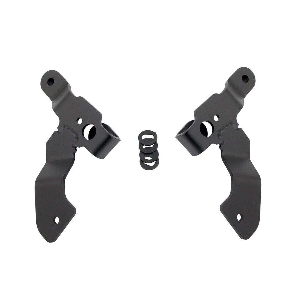 Go Rhino 730231T XE Windshield Cowl Light Mounts for Jeep JL/JT - Fits Dual 3x3 Cubes Offset for Select Jeep Gladiator, Jeep Wrangler