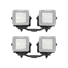 Load image into Gallery viewer, Go Rhino 731030T XE Hood Hinge Light Mounts for Jeep JL/JT - Fits two 3x3 Cubes for Select Jeep Gladiator, Jeep Wrangler
