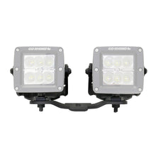 Load image into Gallery viewer, Go Rhino 731030T XE Hood Hinge Light Mounts for Jeep JL/JT - Fits two 3x3 Cubes for Select Jeep Gladiator, Jeep Wrangler