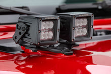 Load image into Gallery viewer, Go Rhino 731030T XE Hood Hinge Light Mounts for Jeep JL/JT - Fits two 3x3 Cubes for Select Jeep Gladiator, Jeep Wrangler