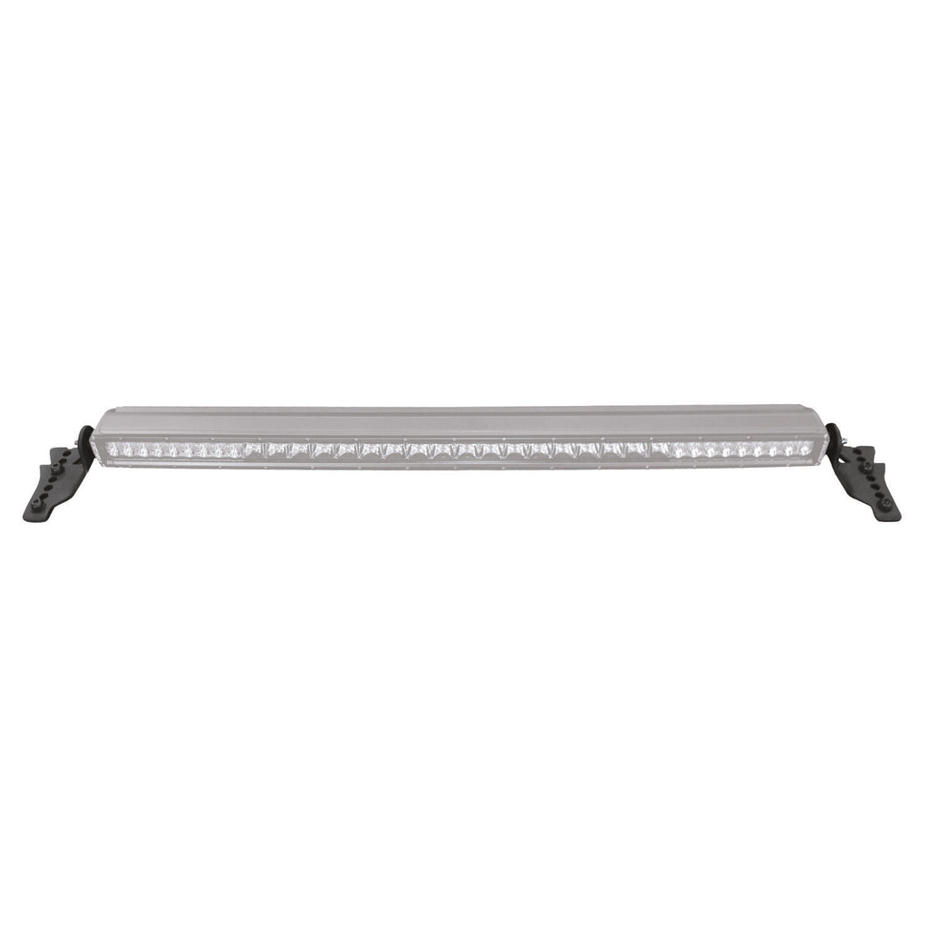 Go Rhino 731300T XE Hood Hinge Light Mount for Jeep JL/JT - Fits 30" Single Row LED Bar for Select Jeep Gladiator, Jeep Wrangler
