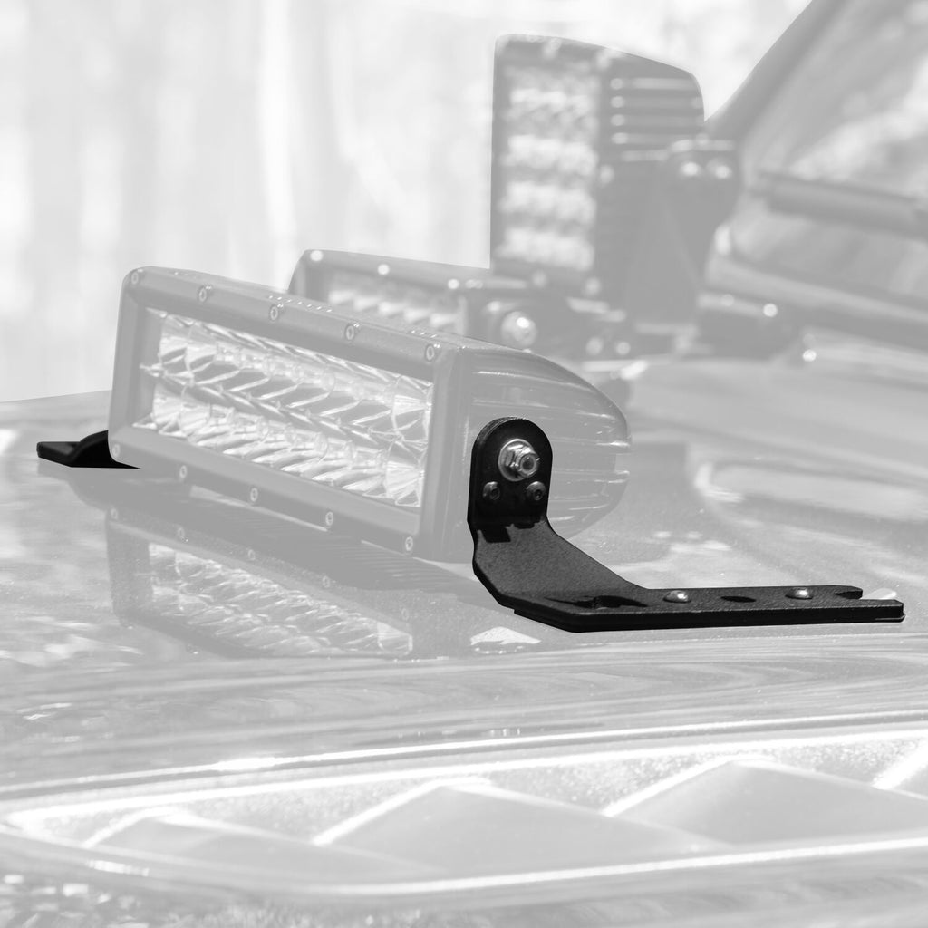 Go Rhino 732100T XE Center Hood Light Mount for Jeep JL/JT - Fits 10" Double Row LED Bar for Select Jeep Gladiator, Jeep Wrangler