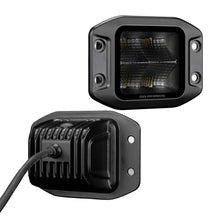 Load image into Gallery viewer, Go Rhino 750400321FCF Blackout Series - CUBEIT 3x3 LED Cube Flood Lights with Flush Mount, Pair