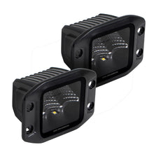 Load image into Gallery viewer, Go Rhino 750400321FCF Blackout Series - CUBEIT 3x3 LED Cube Flood Lights with Flush Mount, Pair