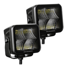 Load image into Gallery viewer, Go Rhino 750400321FCS Blackout Series - CUBEIT 3x3 LED Cube Flood Lights, Pair
