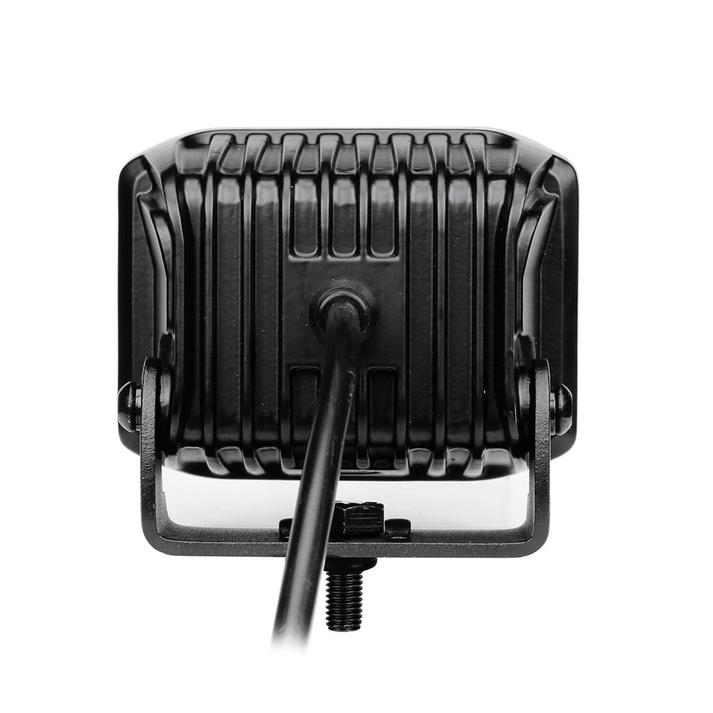 Go Rhino 750700321FCS Blackout Series - SIDELINE 4x3 LED Cube Flood Lights, Pair