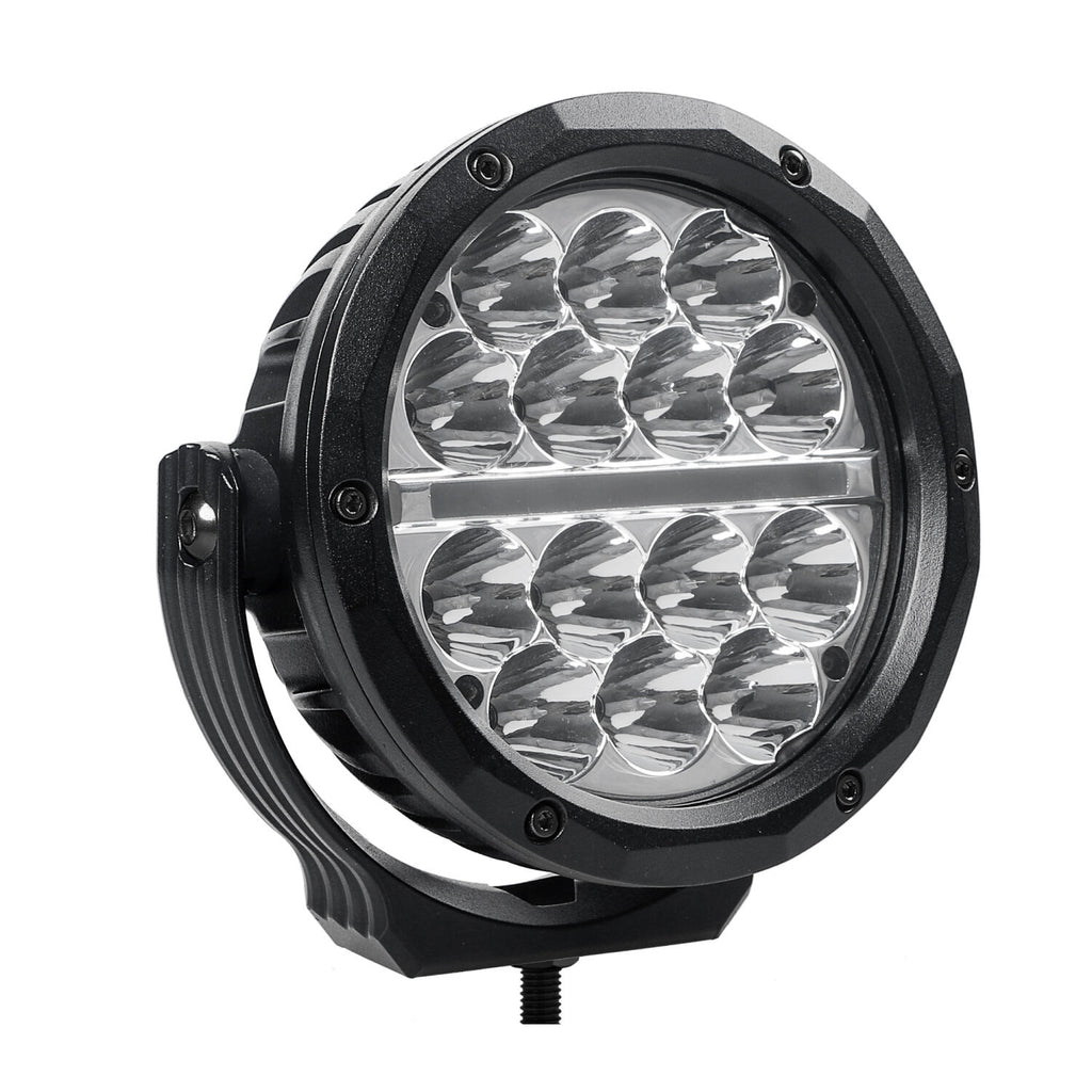 Go Rhino 750700623DRS Bright Series - Two Round 6" LED Driving Light Kit W/Daytime RunningLight