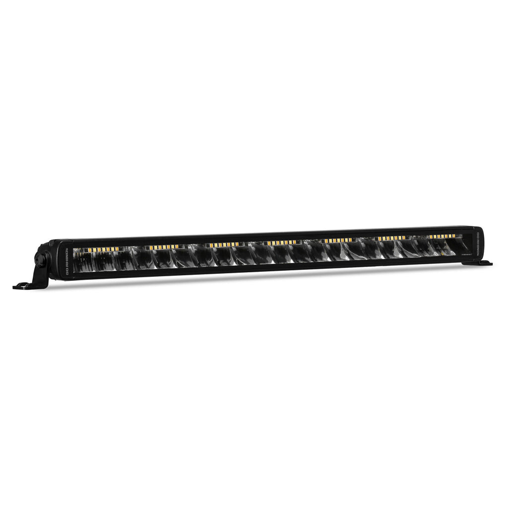 Go Rhino 751052012CSS Blackout Combo Series - SINGLELINE 20" Single Row LED Light Bar w/Amber LEDs