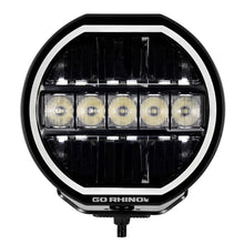 Load image into Gallery viewer, Go Rhino 751080711CRS Blackout Series - MAXLINE 7" LED Hi/Low Beam with Multi Daytime Running Light