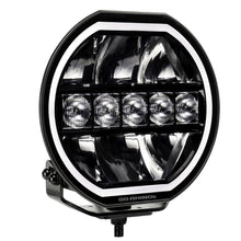 Load image into Gallery viewer, Go Rhino 751080711CRS Blackout Series - MAXLINE 7" LED Hi/Low Beam with Multi Daytime Running Light