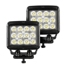 Load image into Gallery viewer, Go Rhino 751800523FCS Bright Series - Square 5" Rectangular LED Flood Lights, Pair