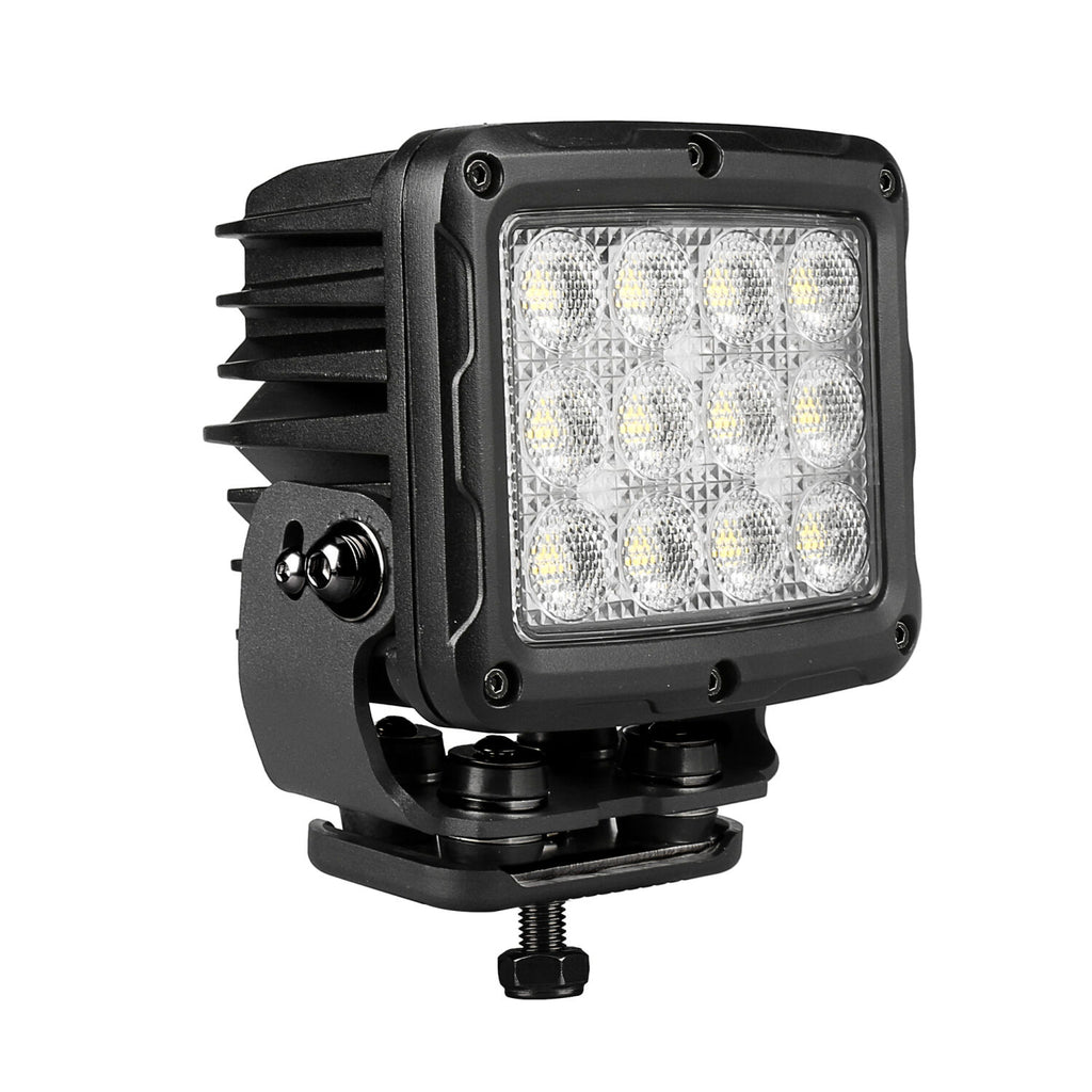 Go Rhino 751800523FCS Bright Series - Square 5" Rectangular LED Flood Lights, Pair