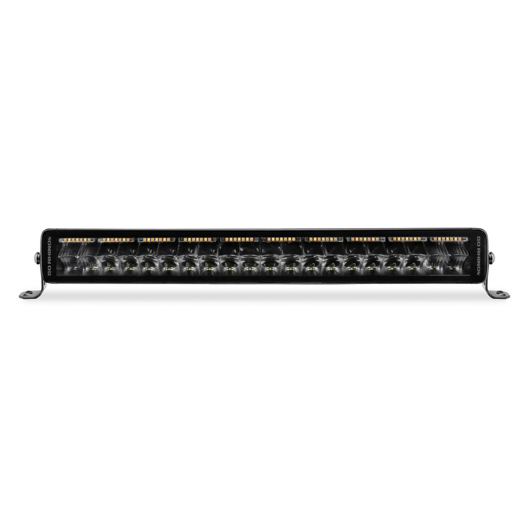 Go Rhino 752002112CDS Blackout Combo Series - DOUBLELINE 20" Double Row LED Light Bar w/Amber LEDs