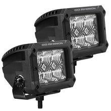 Load image into Gallery viewer, Go Rhino 753003023FBS Bright Series - 4x3 Rectangular LED Flood Lights, Pair