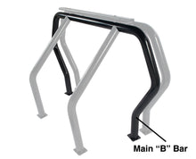 Load image into Gallery viewer, Go Rhino 91002B Bed Bar Component - "B" Main Bar - Black Powdercoat for Select Ford Ranger, GMC S15, GMC Sonoma, Isuzu Hombre, Isuzu Pickup, Jeep Comanche, Mazda B2000, Mazda B2200, Mazda B2300, Mazda B2500, Mazda B2600, Mazda B3000, Mazda B4000, Nissan