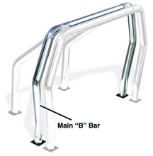 Load image into Gallery viewer, Go Rhino 94002PS Bed Bar Component - "B" Main Bar - Polished Stainless Steel for Select Dodge Dakota