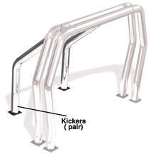 Load image into Gallery viewer, Go Rhino 9390C Bed Bar Component - Pair of Kickers (Behind wheel wells) - Chrome for Select Ford Ranger, GMC S15, GMC Sonoma, Isuzu Hombre, Isuzu Pickup, Jeep Comanche, Mazda B2000, Mazda B2200, Mazda B2300, Mazda B2500, Mazda B2600, Mazda B3000, Nissan