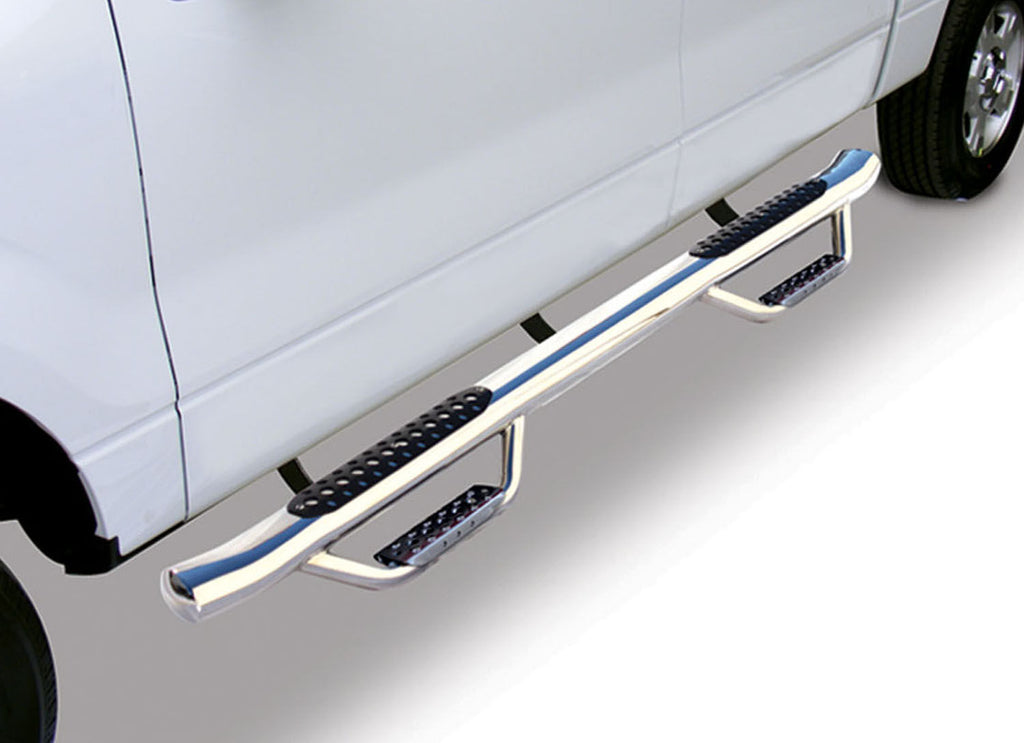 Go Rhino D44150PS Dominator D4 Cab-Length Side Steps W/Mounting Brackets Kit - Super Crew Cab for Select Ford F-150