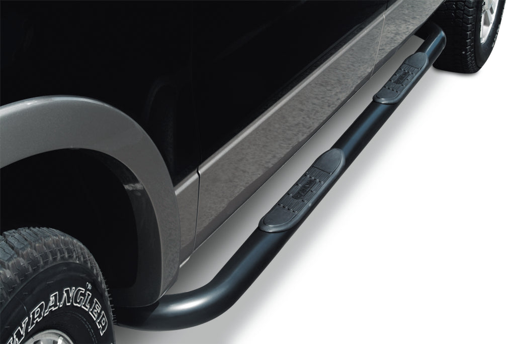 Go Rhino 4431B 4000 Series Side Steps with Mounting Brackets Kit - Black Powder Coat for Select Toyota Tacoma