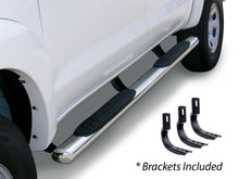 Load image into Gallery viewer, Go Rhino 684443580PS 4" OE Xtreme Side Steps with Mounting Brackets for Select Toyota Tundra