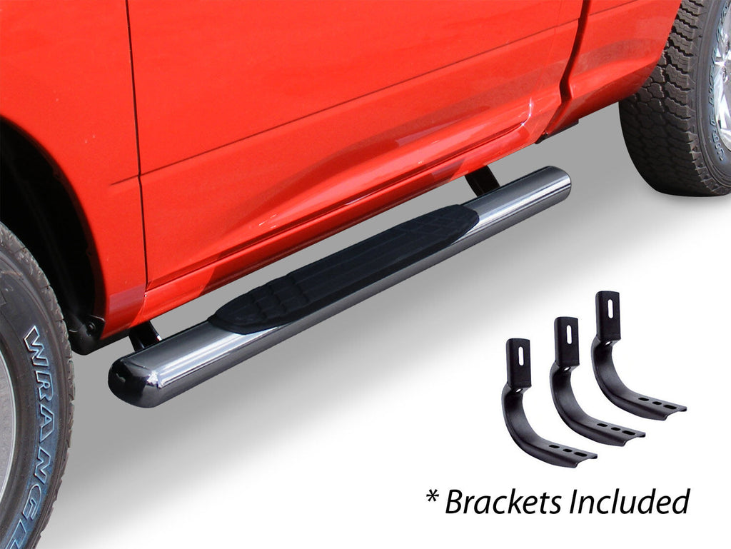 Go Rhino 684418052PS 4" OE Xtreme Side Steps with Mounting Brackets Kit for Select Ford F-250 Super Duty, Ford F-350 Super Duty