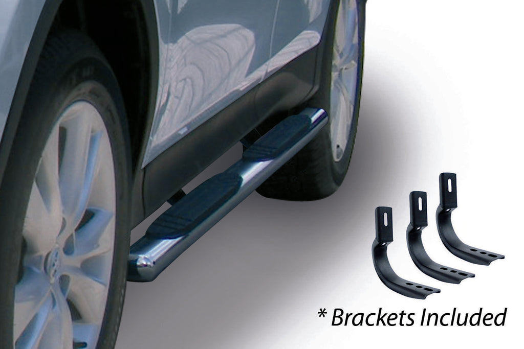 Go Rhino 684413675PS 4" OE Xtreme Side Steps with Mounting Brackets Kit for Select Ford Explorer