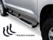 Load image into Gallery viewer, Go Rhino 685435180PS 5" OE Xtreme Low Profile Side Steps with Mounting Brackets Kit for Select Nissan TITAN