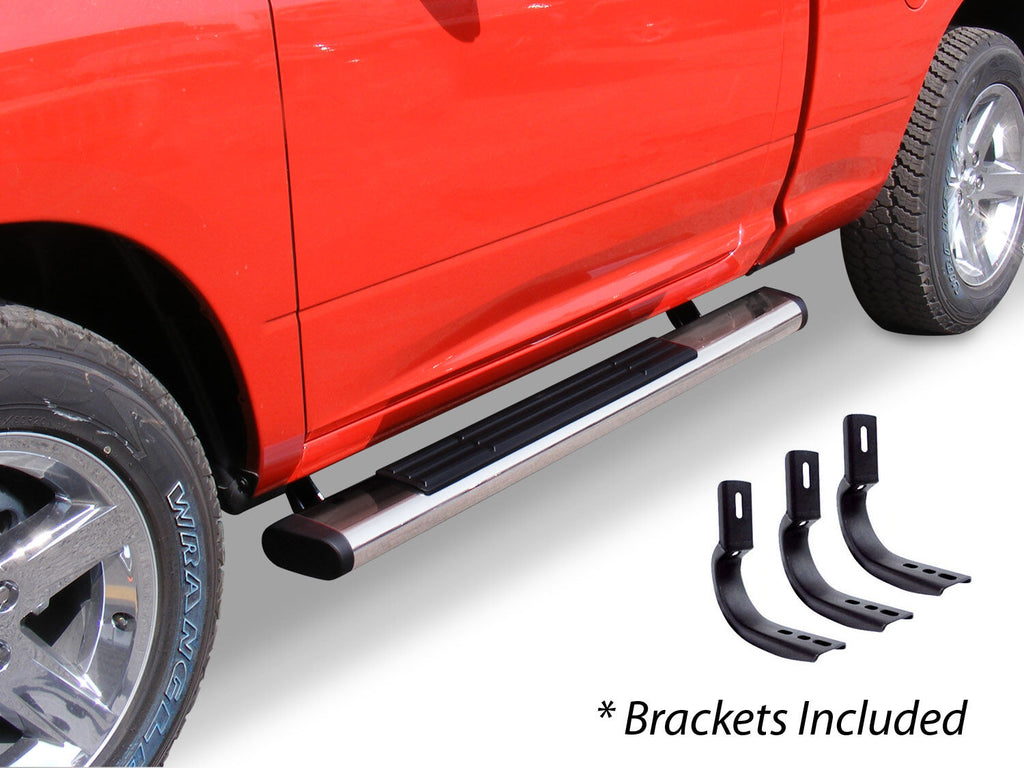 Go Rhino 686441552PS 6" OE Xtreme Side Steps with Mounting Brackets Kit for Select Toyota Tundra