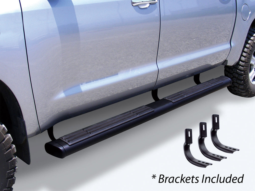 Go Rhino 686409980CB 6" OE Xtreme Composite SideSteps Kit - 80" Long Black + Brackets for Select Dodge Ram 1500, Ram