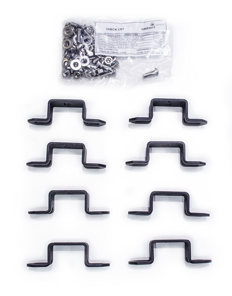 Go Rhino 968301T Sport Bar 2.0 Three-Inch Cube Light Bracket Kit for Select Chevrolet Colorado, Chevrolet Silverado 1500, Chevrolet Silverado LD, Chevrolet Silverado HD, Chevrolet Silverado HD, Dodge Ram 1500, Dodge Ram 2500, Dodge Ram 3500, Ford F-150,