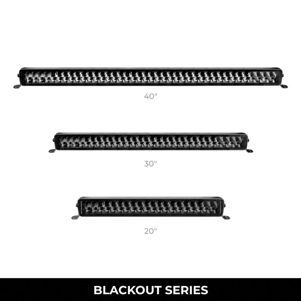 Go Rhino 753003011CDS Blackout Series - DOUBLELINE 30" Double Row Light Bar