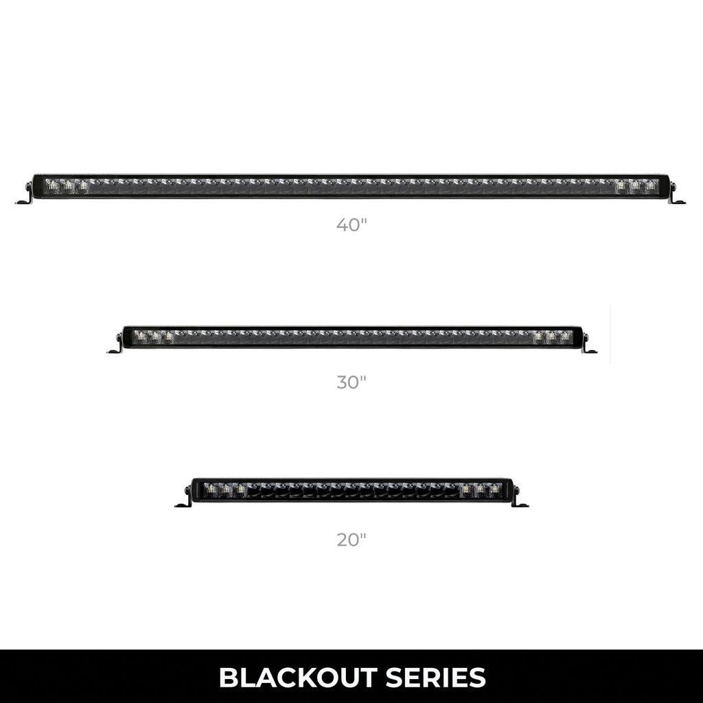 Go Rhino 754004011CSS Blackout Series - SINGLELINE 40" Single Row LED Light Bar