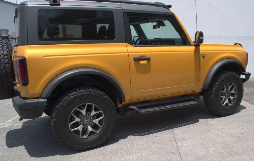 Go Rhino D14131T Dominator Xtreme D1 Side Steps with Rocker Panel Mounting Bracket Kit for Select Ford Bronco