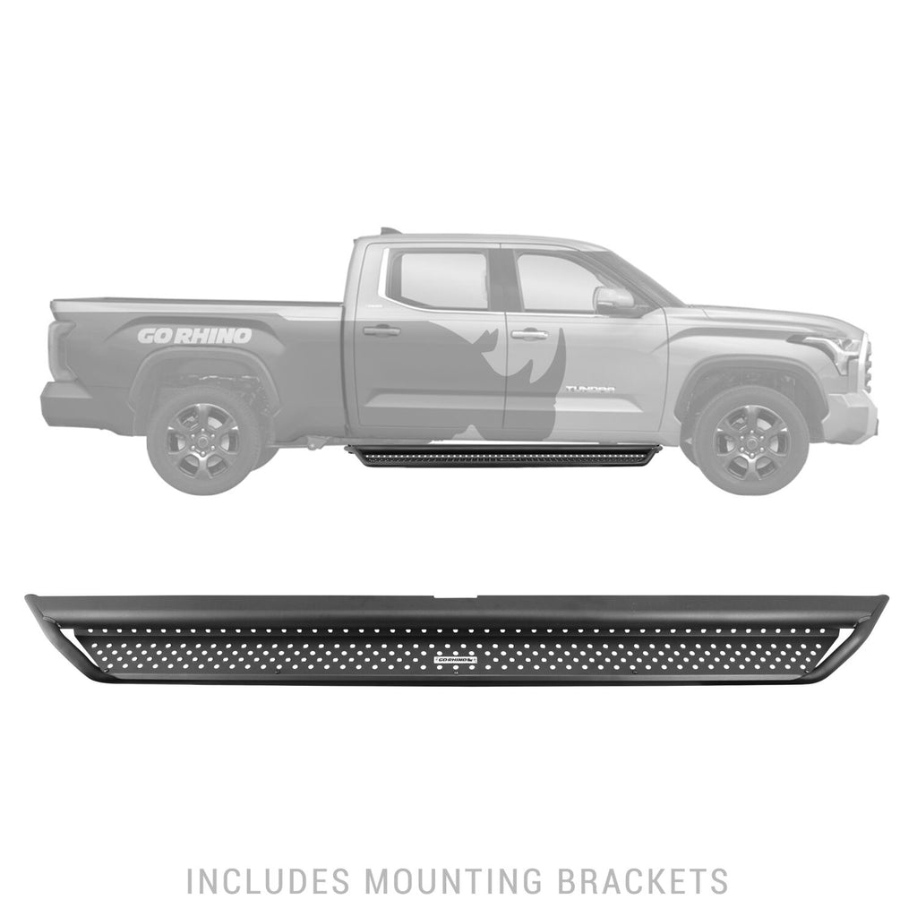 Go Rhino D14439T Dominator Xtreme D1 Side Steps with Rocker Panel Mounting Kit for Select Toyota Sequoia