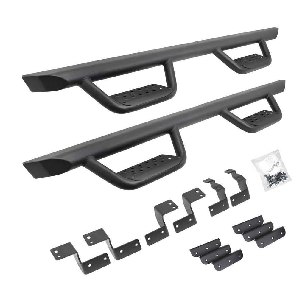 Go Rhino D224427T Dominator Xtreme D2 Side Steps with Rocker Panel Mounting Bracket Kit for Select Toyota 4Runner