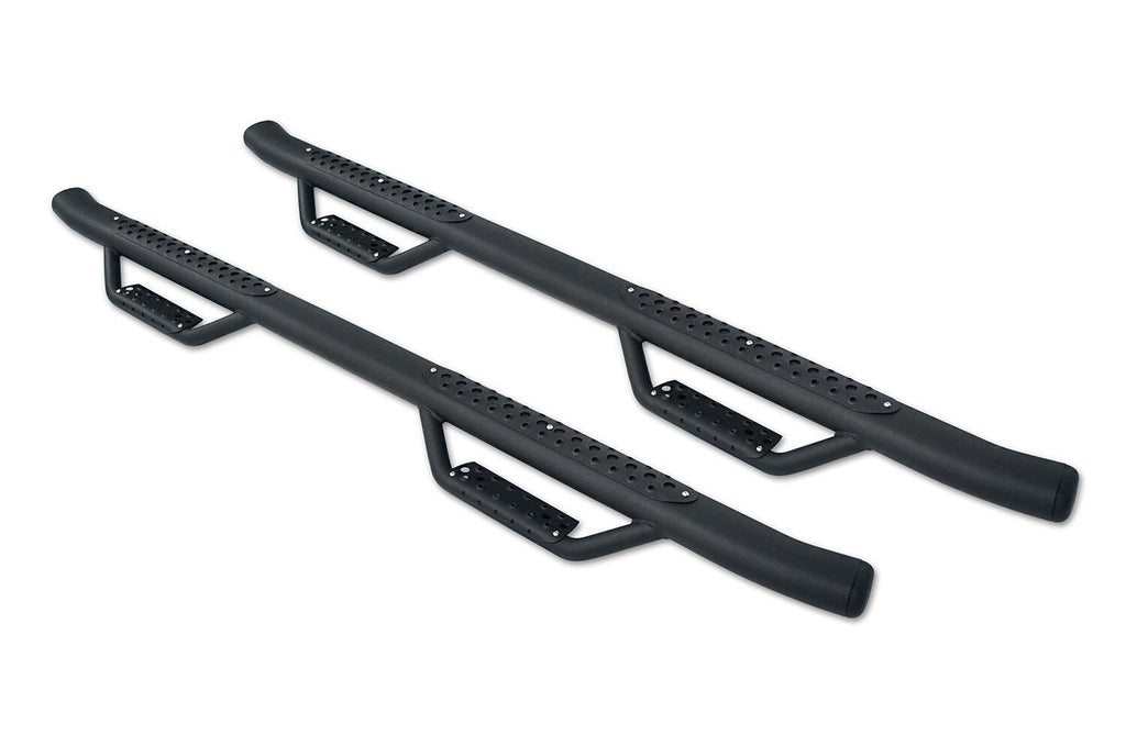 Go Rhino D44048T Dominator D4 Cab-Length Side Steps W/Mounting Brackets - Gas - Crew Cab Only for Select Chevrolet Silverado 1500, Chevrolet Silverado LD, Chevrolet Silverado HD, Chevrolet Silverado HD, GMC Sierra 1500, GMC Sierra Limited, GMC Sierra HD,
