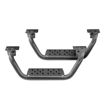 Load image into Gallery viewer, Go Rhino D6410000T 4" Drop Steps for Dominator Xtreme D6, Pair - Textured Powder Coat for Select Chevrolet Colorado, Chevrolet Silverado 1500, Chevrolet Silverado LD, Chevrolet Silverado LTD, Chevrolet Silverado HD, Chevrolet Silverado HD, Dodge Ram