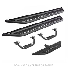 Load image into Gallery viewer, Go Rhino D64129T Dominator Xtreme D6 Side Steps with Rocker Panel Mounting Brackets Kit for Select Ford Bronco