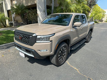 Load image into Gallery viewer, Go Rhino D64348T Dominator Xtreme D6 Side Steps with Rocker Panel Mounting Kit for Select Nissan Frontier