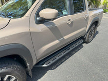 Load image into Gallery viewer, Go Rhino D64348T Dominator Xtreme D6 Side Steps with Rocker Panel Mounting Kit for Select Nissan Frontier