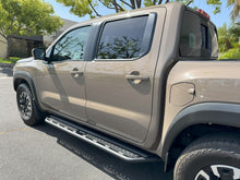 Load image into Gallery viewer, Go Rhino D64348T Dominator Xtreme D6 Side Steps with Rocker Panel Mounting Kit for Select Nissan Frontier