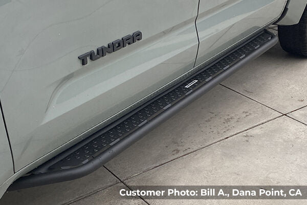 Go Rhino D64436T Dominator Xtreme D6 Side Steps with Rocker Panel Mounting Kit - Crew Max Only for Select Toyota Tundra