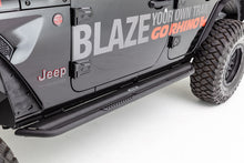 Load image into Gallery viewer, Go Rhino DS4927T Dominator Xtreme DS Side Steps with Rocker Panel Mounting Bracket Kit for Select Jeep Wrangler