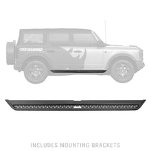 Load image into Gallery viewer, Go Rhino FSDSS4129T Dominator Xtreme DSS Side Steps with Frame Mounting Bracket Kit for Select Ford Bronco