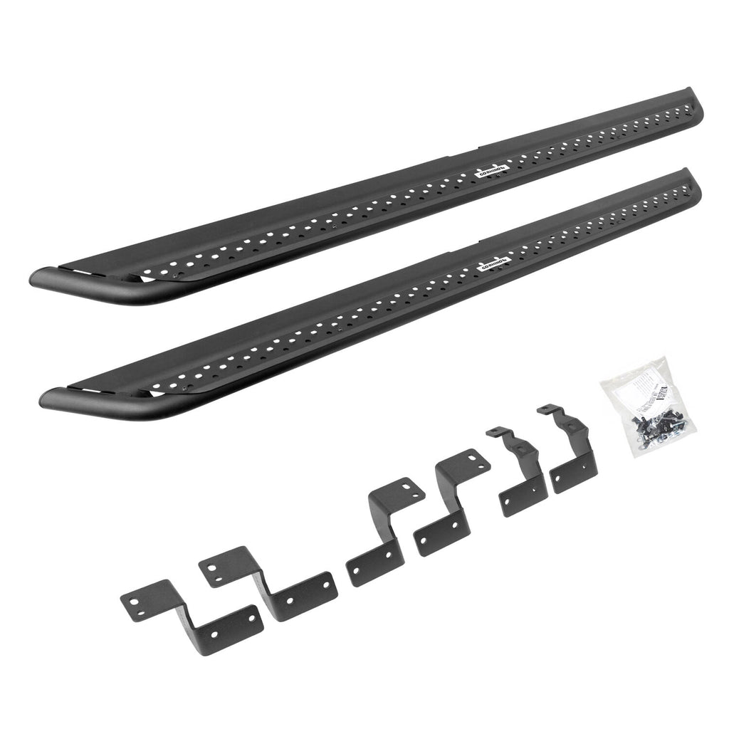 Go Rhino DSS4427T Dominator Xtreme DSS Side Steps with Rocker Panel Mounting Bracket Kit for Select Toyota 4Runner