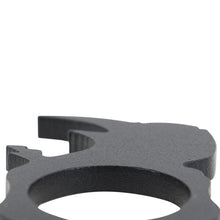 Load image into Gallery viewer, Go Rhino EX0382 Go Rhino Handcrafted Logo Keychain, Stainless Steel with Black Powdercoat