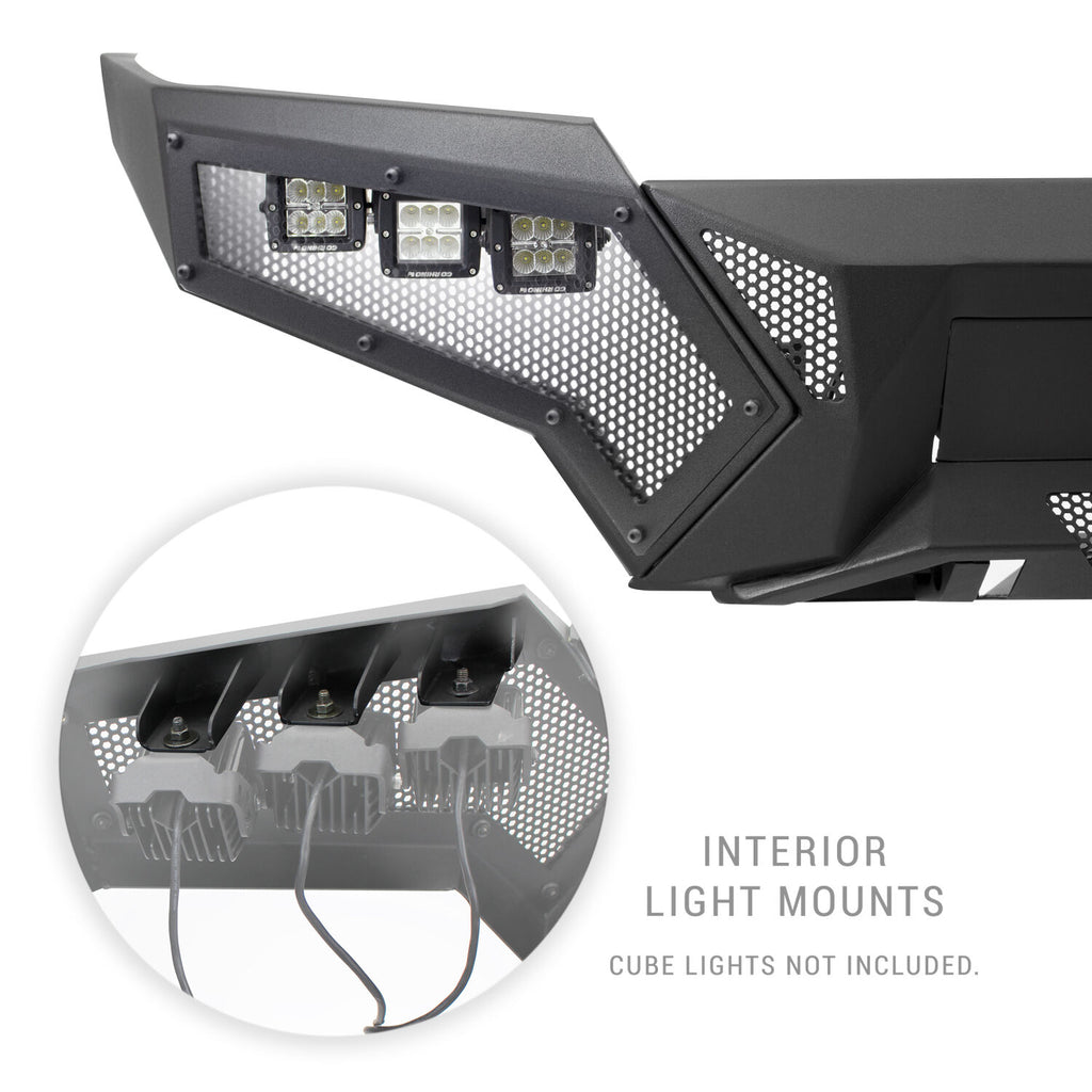 Go Rhino 34183T Element Front Bumper with Fixed Light Bar Mount for Select Toyota Tundra
